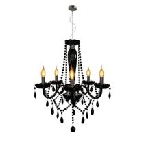 Lustre Baronesa Vidro Preto Fosco Canopla Cromado Avant 5 Lâmpadas E14 Lustre Baronesa Vidro Preto Fosco Canopla Cromado Avant 5 Lâmpadas E14