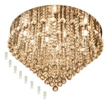 Lustre base 50 cm + 8 lâmpadas G9,Cristal legítimo k9,lustre para sala.