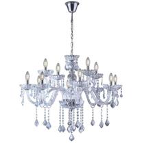 Lustre Candelabro Cristal Legítimo Maria Tereza Nice 12 Lâmp