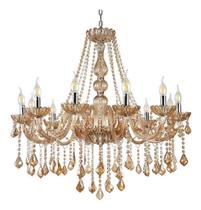 Lustre Candelabro Pendente Cristal Legitimo 12 Braços INL54 Lustre Candelabro Pendente Cristal Legitimo 12 Braços INL54