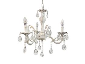 Lustre Candelabro Provençal 3 Braços Com Cristais Para Sala Ou Quarto Lustre Candelabro Provençal 3 Braços Com Cristais Para Sala Ou Quarto