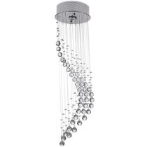 Lustre Cascata Mini Cristal K9 Ø25x90cm