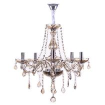 Lustre Champagne c/ Amêndoas e Castanhas - 5 Lâmpadas Lustre Champagne c/ Amêndoas e Castanhas - 5 Lâmpadas
