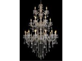 Lustre Classico 21 Braços Tres Andares Cromado Formosa