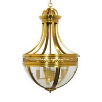 Lustre Classico Imperio Menor Metal Dourado Fino Acabamento