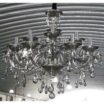 Lustre Classico Pingentes Cristal 15 Lampadas Fino Acabament Lustre Classico Pingentes Cristal 15 Lampadas Fino Acabament