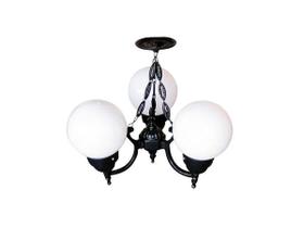 Lustre Colonial de Teto Califórnia com Corrente em Alumínio Lustre Colonial de Teto Califórnia com Corrente em Alumínio
