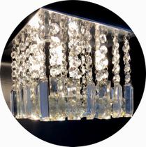 Lustre Com Cristais Verdadeiros Para Sala De Estar E Quarto