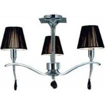 Lustre Com Cúpula Preta