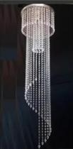 Lustre Cristais Acrilicos Espiral 1,70m Base 30cm 301701