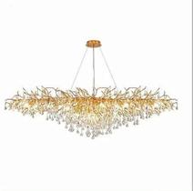 Lustre Cristal Alto Luxo 140Cm