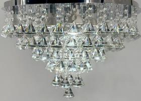 Lustre Cristal Design Luxuoso Alto Brilho Para Sala