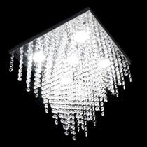 Lustre Cristal Empire States Quadrado 38x38x35cm - Jp/Empire/38