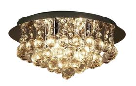 Lustre cristal legítimo,base 24 cm vai montado,Cristal dourado ou translúcido.