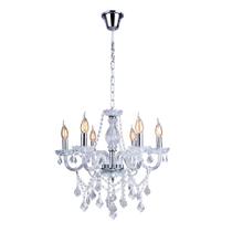 Lustre Cristal Legítimo Clássico Corsalle 6 Braços Candelabro Maria Tereza E14 Bivolt