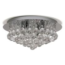 Lustre cristal legítimo k9,Base 30 cm 4 soquetes Gu10.