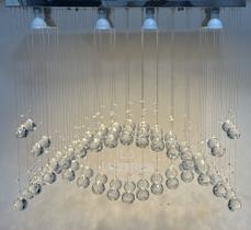 Lustre Cristal Moderno Para Mesa De Jantar Base Retangular Lustre Cristal Moderno Para Mesa De Jantar Base Retangular