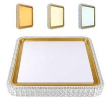 Lustre Cristal Plafon Luminaria Controle Remoto 3 em 1 Quarto Sala de Jantar Residencial Comercial Iluminaçao