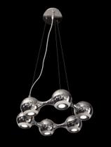 Lustre Cromado Espacial diâmetro 390mm