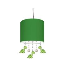 Lustre Cupula De Tecido Bebe Dinossauro Verde Infantil Lustre Cupula De Tecido Bebe Dinossauro Verde Infantil