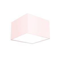 Lustre Cupula Dome Quadrado 30x20cm Rose