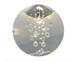 Lustre de Acrilico Para Decorar Sala Iluminação Decoração Quarto Luminária Banheiro - Casa Cristalle