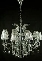 Lustre De Braço Com Cupula 8 Lamp. E14 Cristal 61035 Hevvy Lustre De Braço Com Cupula 8 Lamp. E14 Cristal 61035 Hevvy
