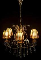 Lustre De Braços 5 Lamp. E14 - Dourado 10017/h5 Hevvy