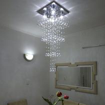 Lustre de crisal 38x38 x 80cm altura torre Lustre de crisal 38x38 x 80cm altura torre