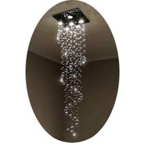 Lustre De Cristais Legítimos K9 1,00 Metro Em Espiral