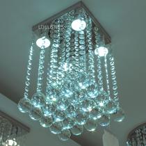 Lustre De Cristais Legítimos K9 Modelo Reto c/ 20cm de Altura p/ Sala ou Quarto