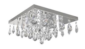 Lustre De Cristal 32Cm De Estar Mesa Jantar