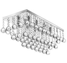 Lustre De Cristal Acrílico, Com 40Cm de Altura, Para Sala De Estar E Jantar