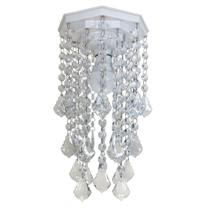 Lustre de cristal acrílico - Design moderno e resistente