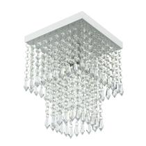 Lustre De Cristal Acrilico Marrycrilic Branco Belissimo!