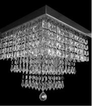 Lustre de Cristal Acrilico Sofisticado e Exclusivo 35x35