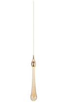 Lustre de Cristal Bolhas Gota Pendente Dourado com LED Integrado Design Moderno Luxo para Ambientes Sofisticados