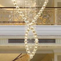 Lustre De Cristal Com Base De Inox 50cm De Diâmetro Lustre De Cristal Com Base De Inox 50cm De Diâmetro