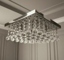 Lustre De Cristal K9 Legítimo 30x30 Cm Lustre De Cristal K9 Legítimo 30x30 Cm