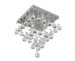 Lustre de Cristal Legitimo 32X32cm Sala Quarto Living Hall de Entrada