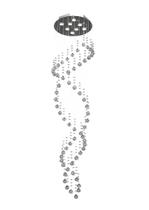 Lustre de Cristal Legitimo DNA 42cm Pé Direito Duplo Vão de Escada Sala Alta DNA42 Lustre de Cristal Legitimo DNA 42cm Pé Direito Duplo Vão de Escada Sala Alta DNA42