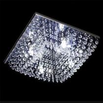 Lustre De Cristal LEGÍTIMO EGÍPCIO ASFOUR para sala quarto base inox 30x30 Cm