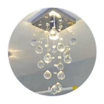 Lustre de Cristal Legítimo K9 Para Sala e Quarto Vai LED