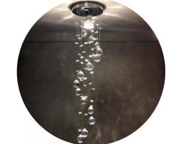 Lustre de cristal legítimo Maravilhoso Espiral com Base Inox