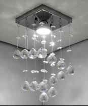 Lustre de cristal legítimo para lâmpada tradicional E27