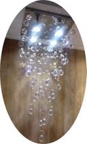 Lustre De Cristal P/ Sala/quarto Já Vai Montado