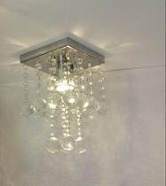 Lustre De Cristal Para Hall Social Com Lâmpada Branco Frio Lustre De Cristal Para Hall Social Com Lâmpada Branco Frio