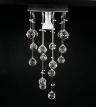 Lustre de cristal para lavabo, corredor com 35cm de altura