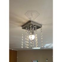 Lustre de cristal para pé direito/vão de escada