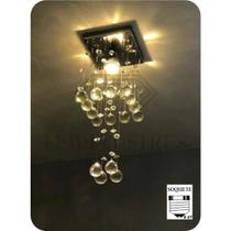 Lustre de cristal para vão de escada ou pé direito